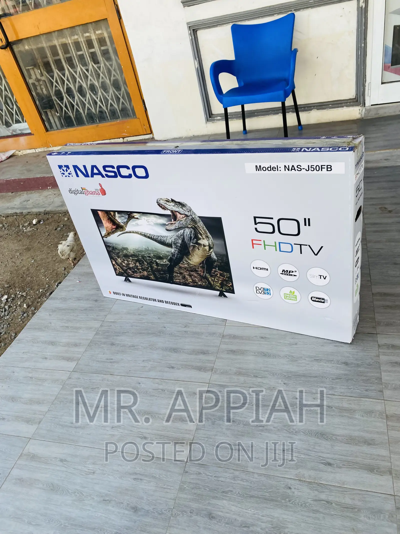 Classic Designed Nasco50” FHD Digital Satellite Electric Tv