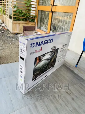 Fabulous Nasco 50” FHD Digital Satellite Electric Tv(Black)