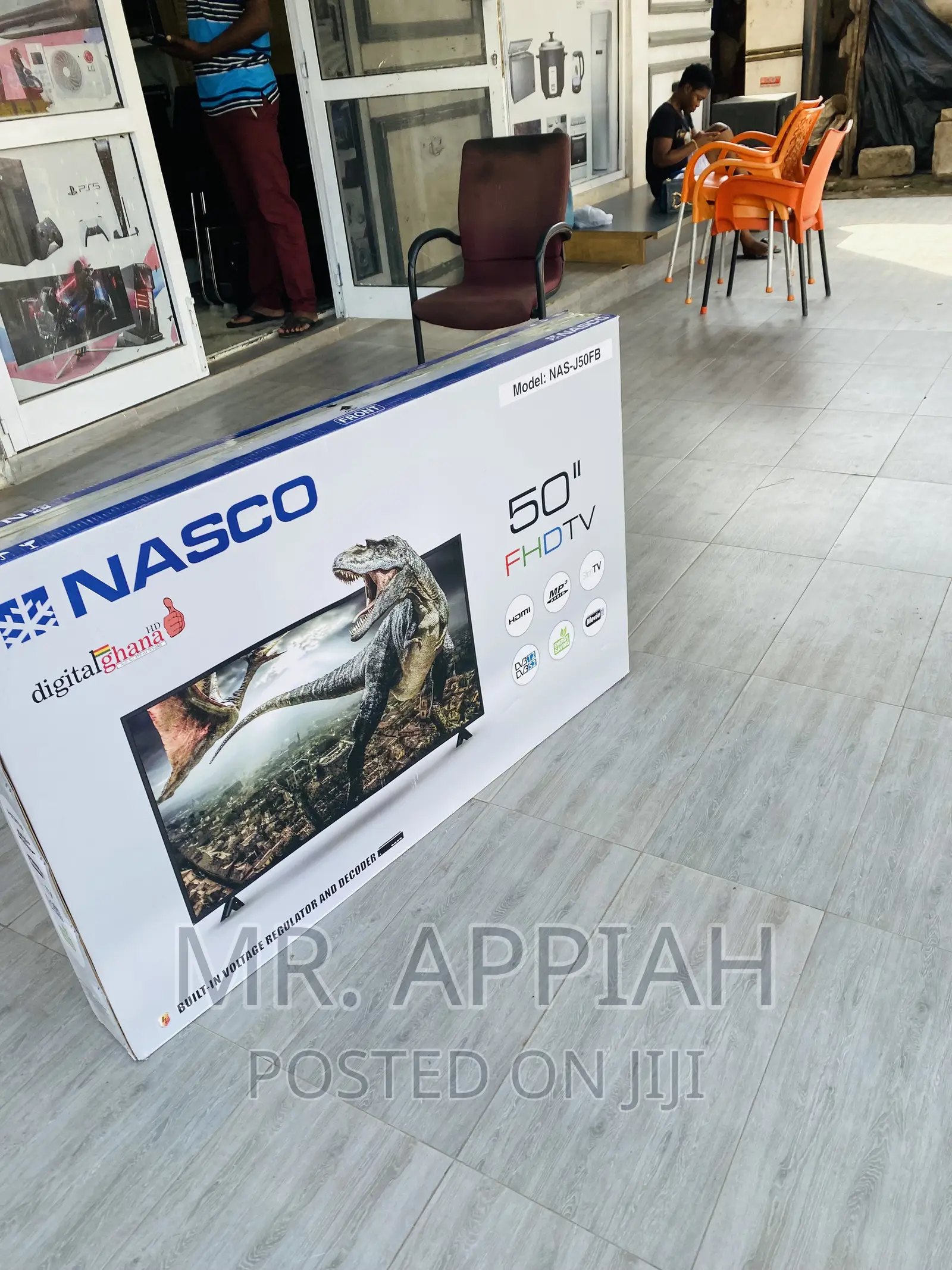 Top Notch Nasco 50 Inch FHD Digital Satellite Electric Tv.