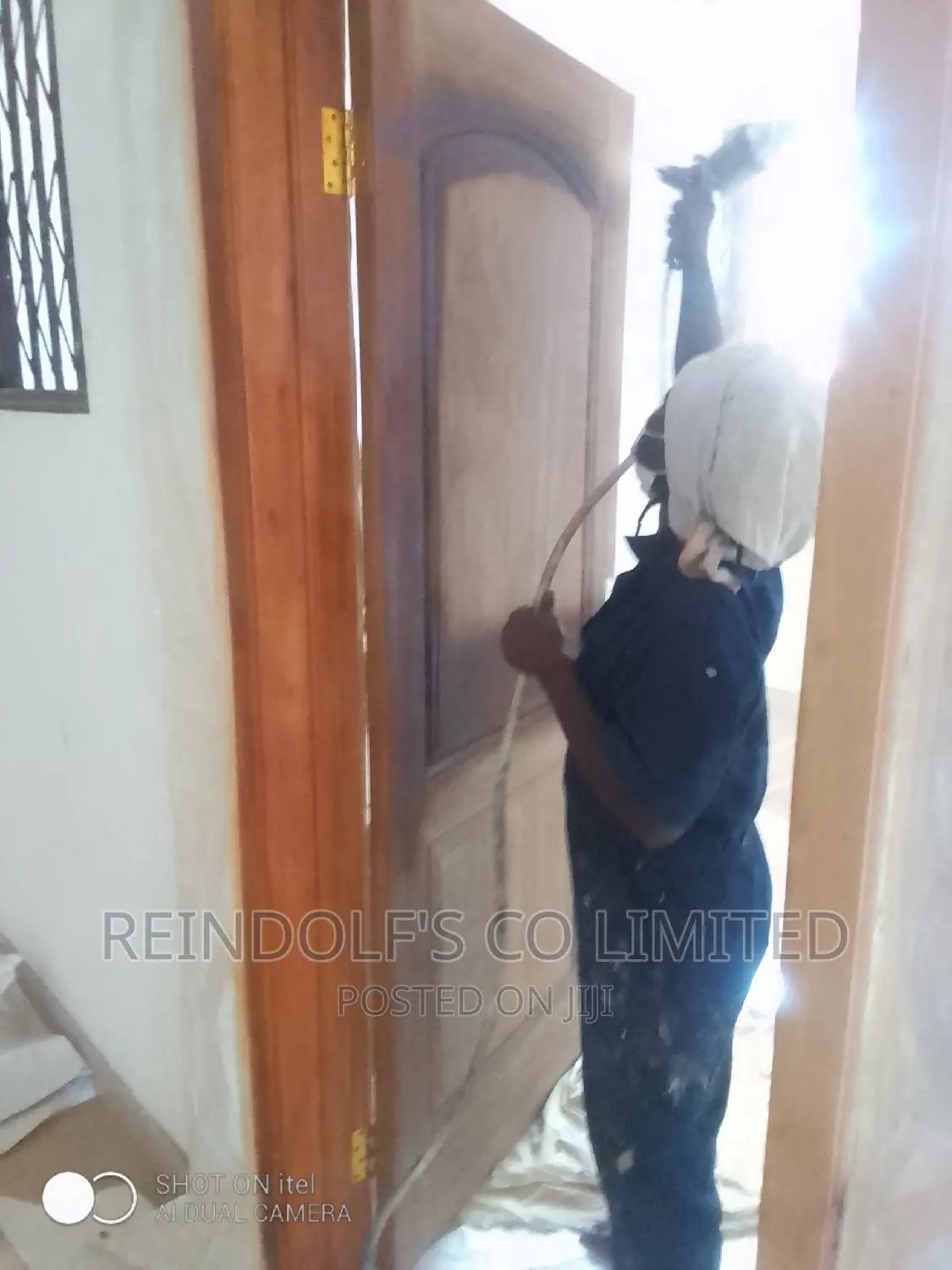 Spraying of Doors