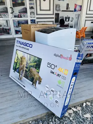 Quality Nasco 50” Uhd Smart Electric Tv (Black).
