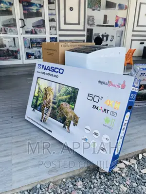 Convenient Nasco 50” Uhd Smart Electric Tv(Black).
