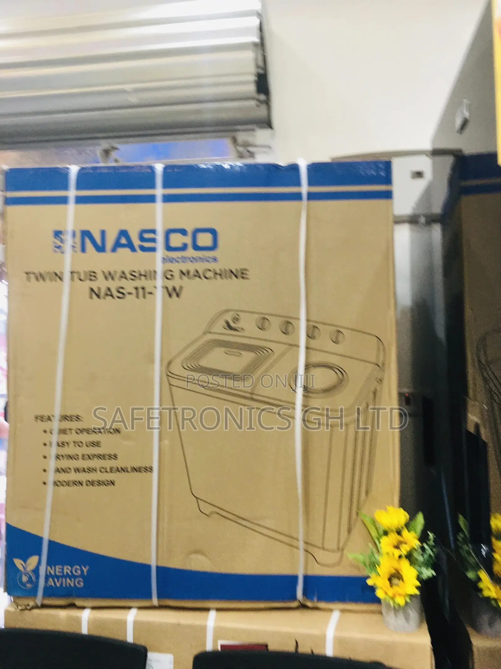 Nasco Washingmachine Topload Semiautomatic 11kg Twintub