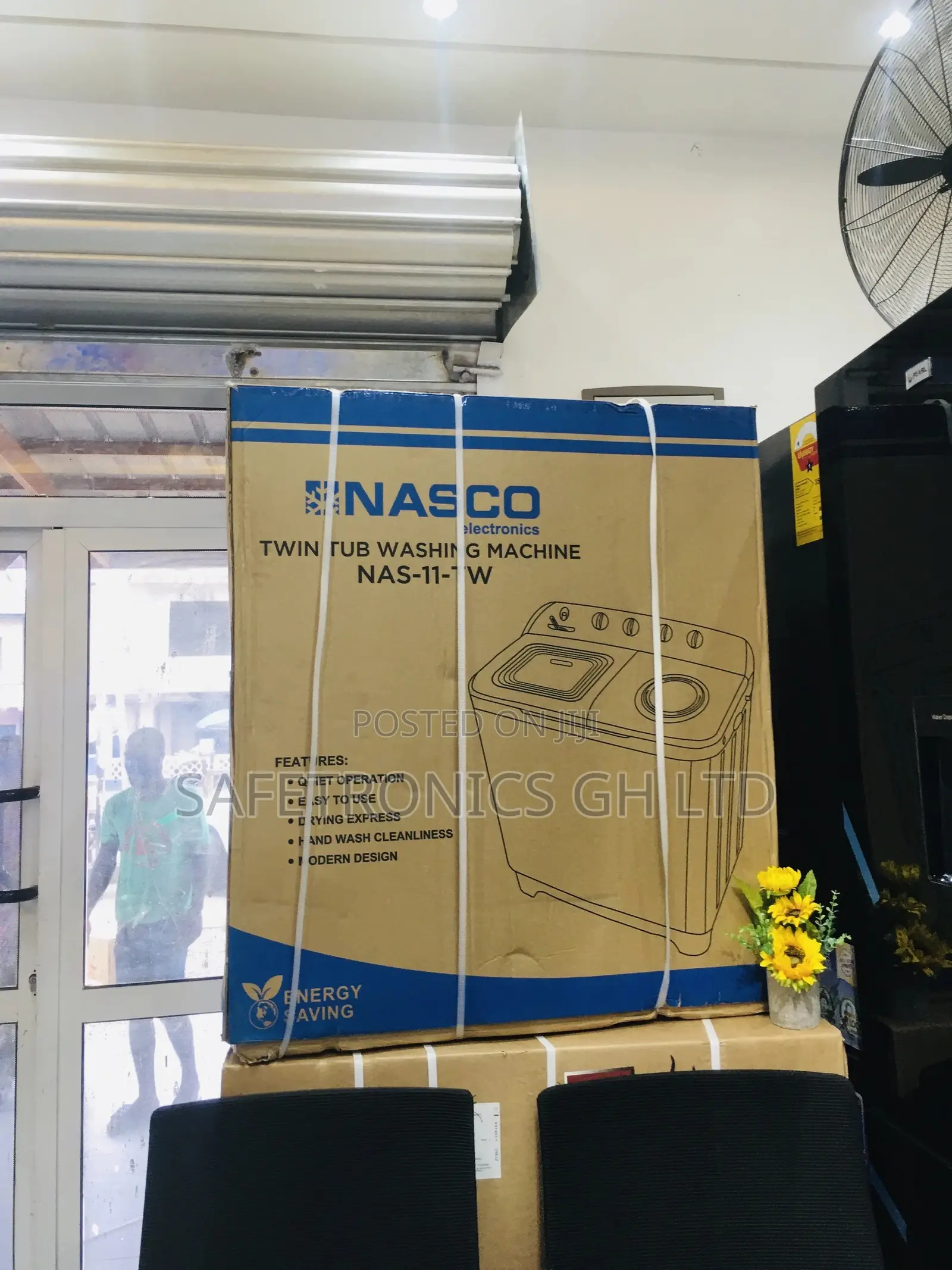 Topload Semiautomatic Washingmachine 11kg Nasco Twintub