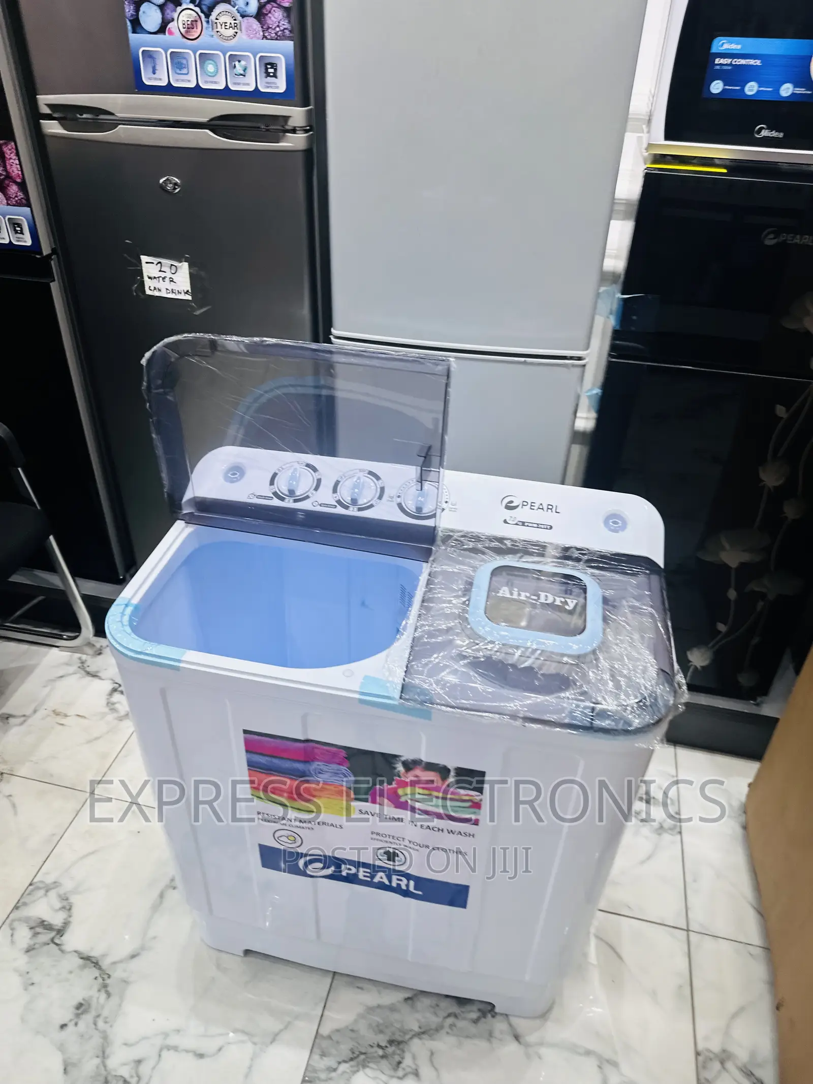 Wash and Spin—Pearl Washing Machine 12kg Topload
