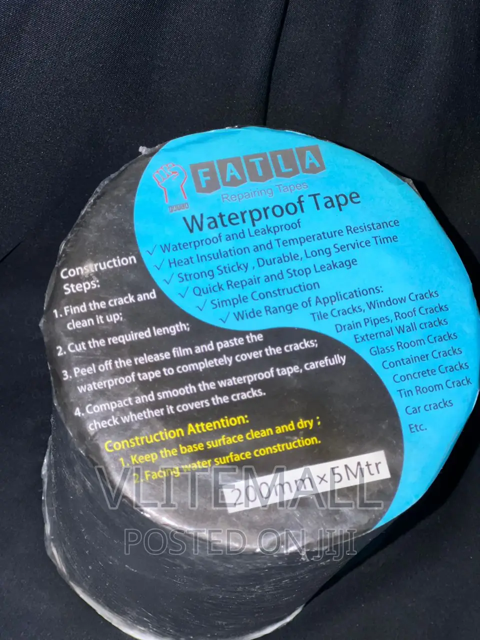Fatla Waterproof Tape (200mm X 5m)
