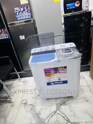 Transparent Lid Washing Mac 12kg Topload Pearl