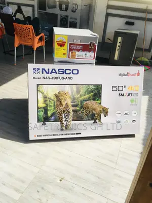 Smart Nasco 50 Inches Glossy LED UHD LED Black Tv
