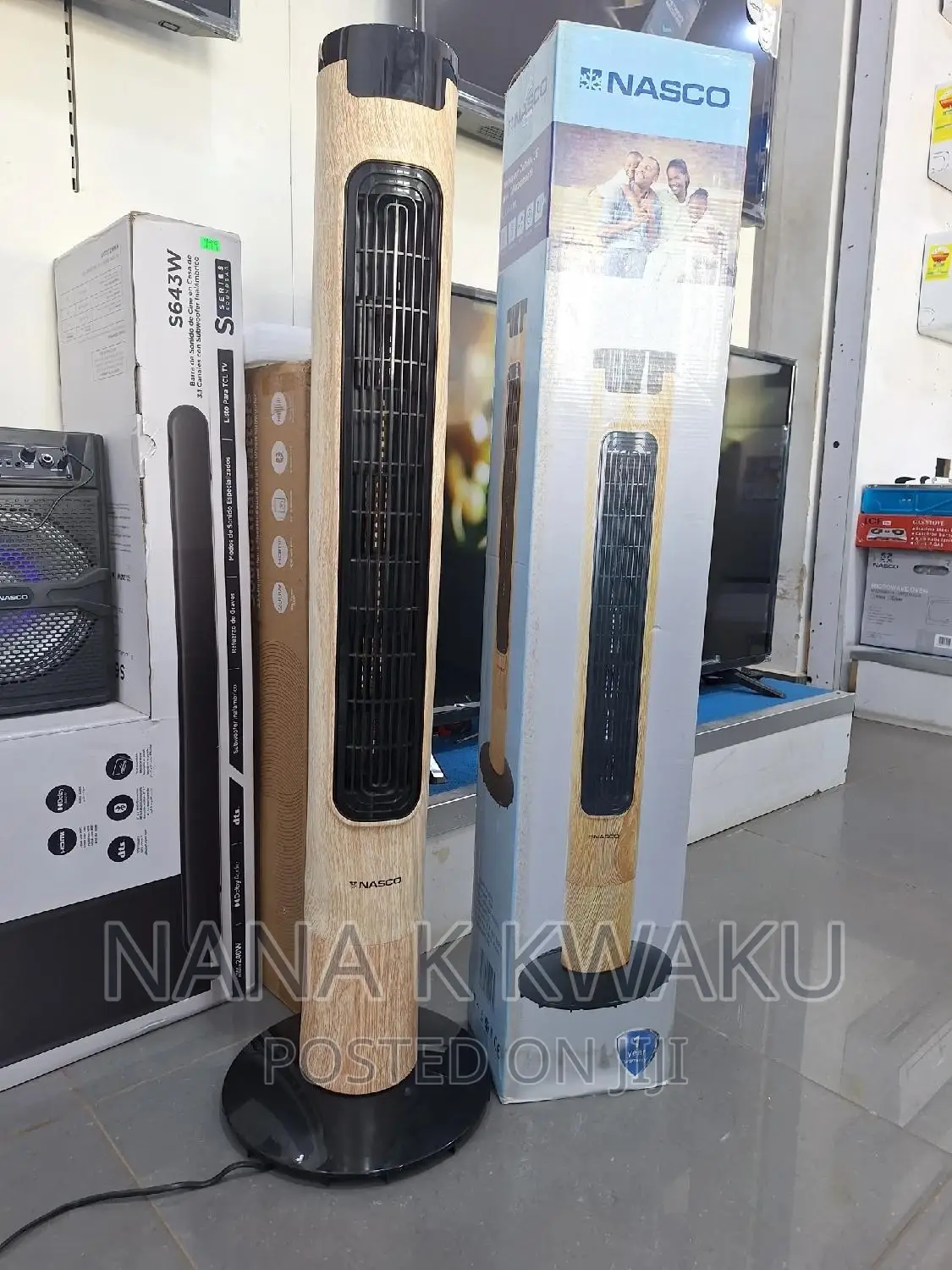 Nasco Tower Fan With Remote