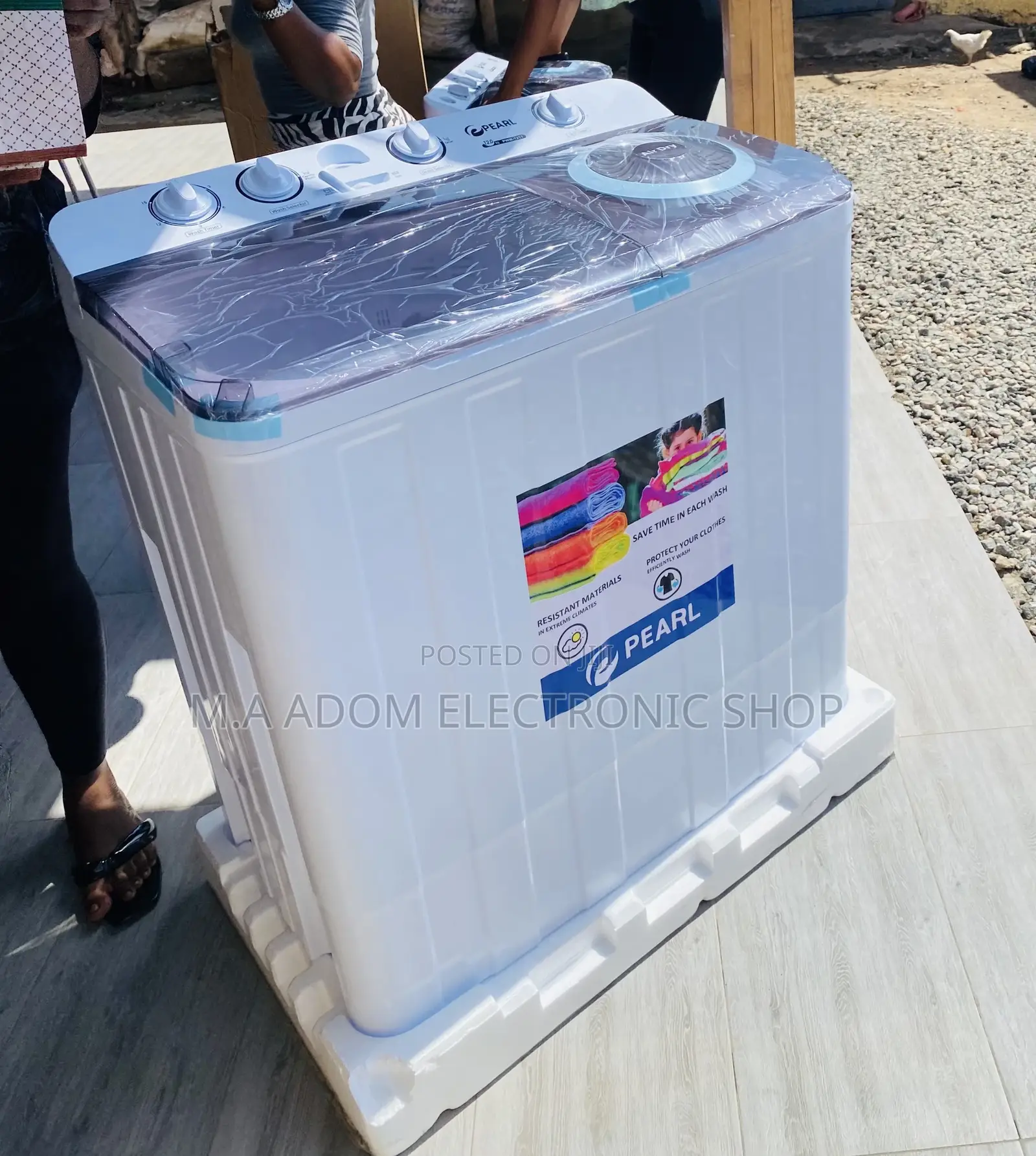 Shop Adorable Pearl 12kg Top Load Electric Washing Machine 