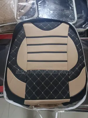 Cream Colored Designed Seat Cover