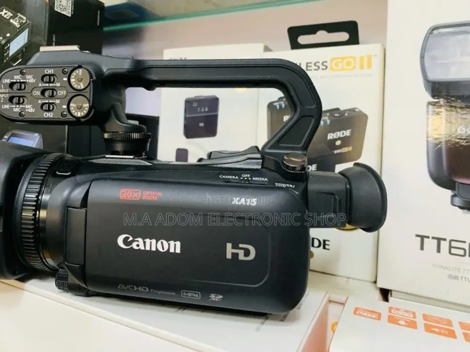Classic Canon Xa15 Compact Full HD Camcorder Video Camera.