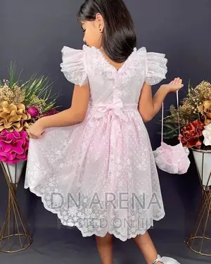 Princess Dress  Girl Outfit With Bag
