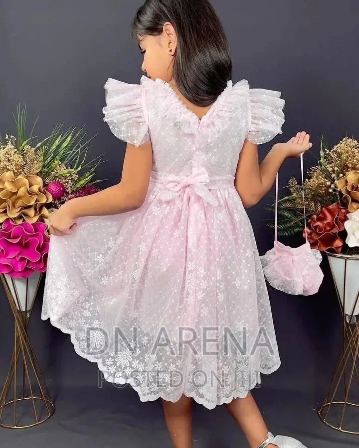 Princess Dress  Girl Outfit With Bag