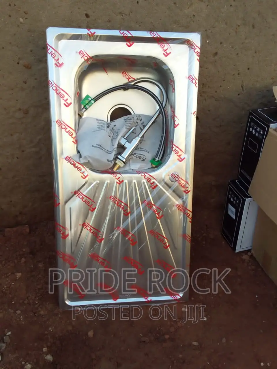 Cabinet Kitchen Sink With 2" Waste, Tap and Flexible Tube