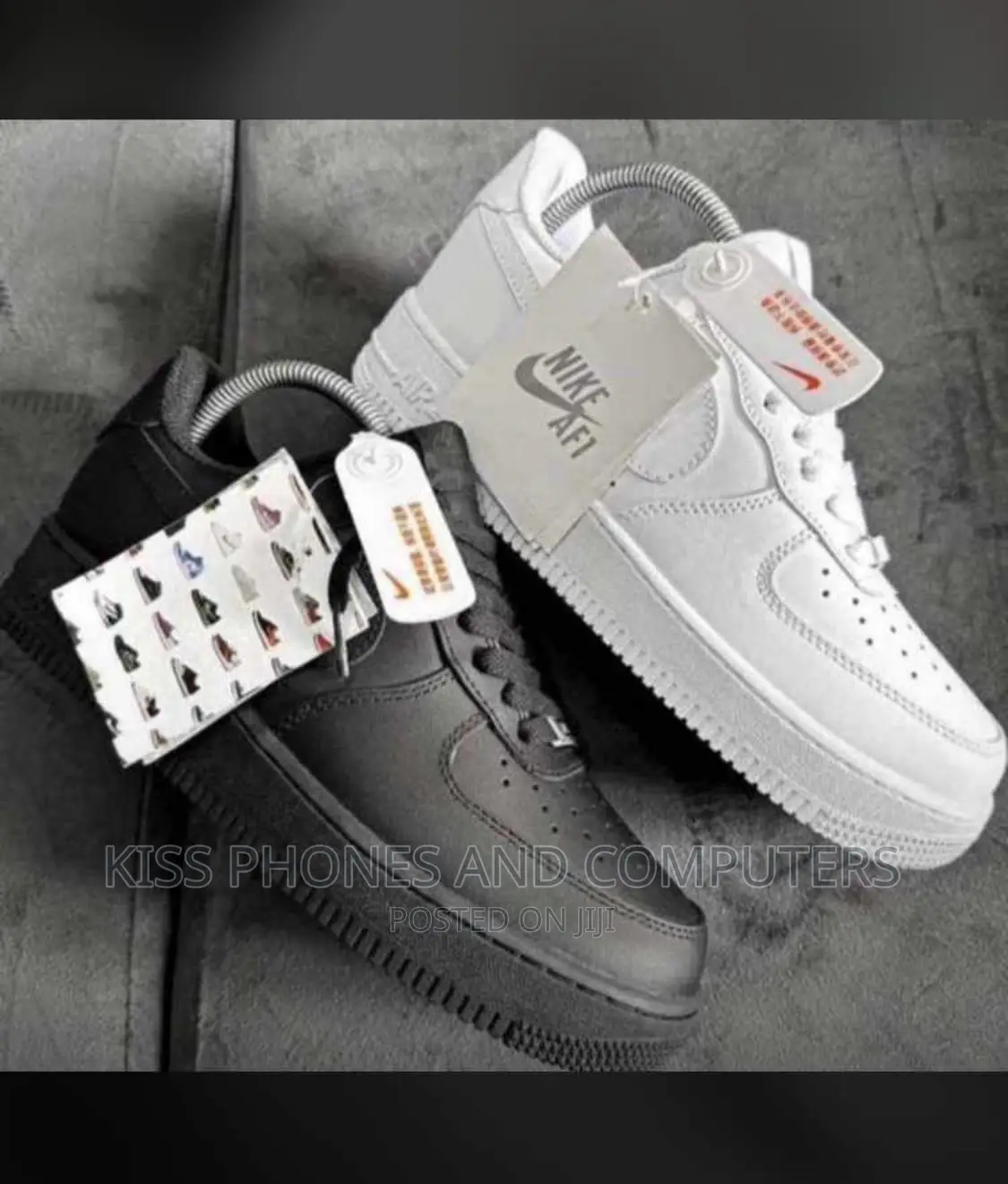 Black and White Airforce Sneakers
