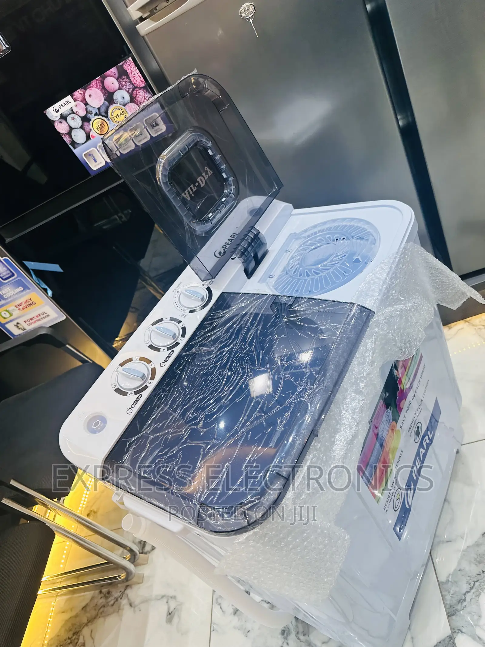 Twintub Design for Washing and Spin Pearl 12kg Topload