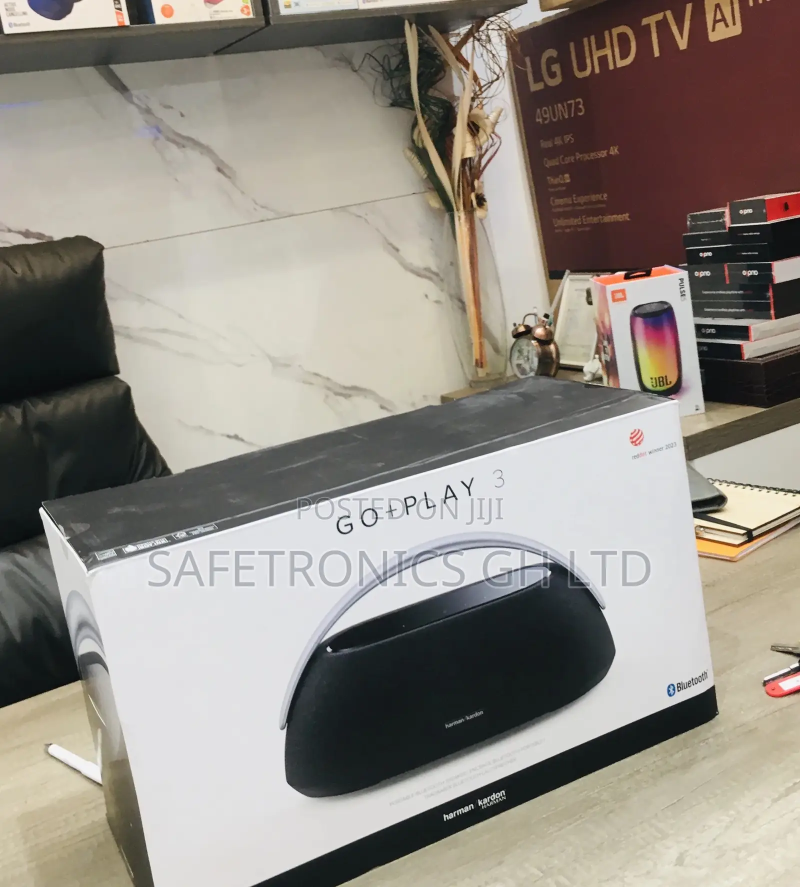 Harman Kardon Black Go + Play 3 Bluetooth Wireless Speaker