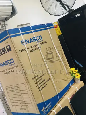 Semiautomatic Topload Washingmachine 11KG Nasco White/Res