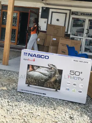 Digital Glossy Satellite 50 Inches Black Nasco Tv