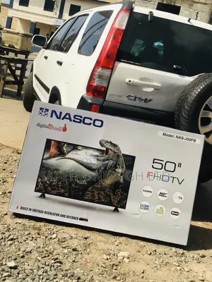 50 Inches Glossy LED Nasco Digital Black Satellite Tv