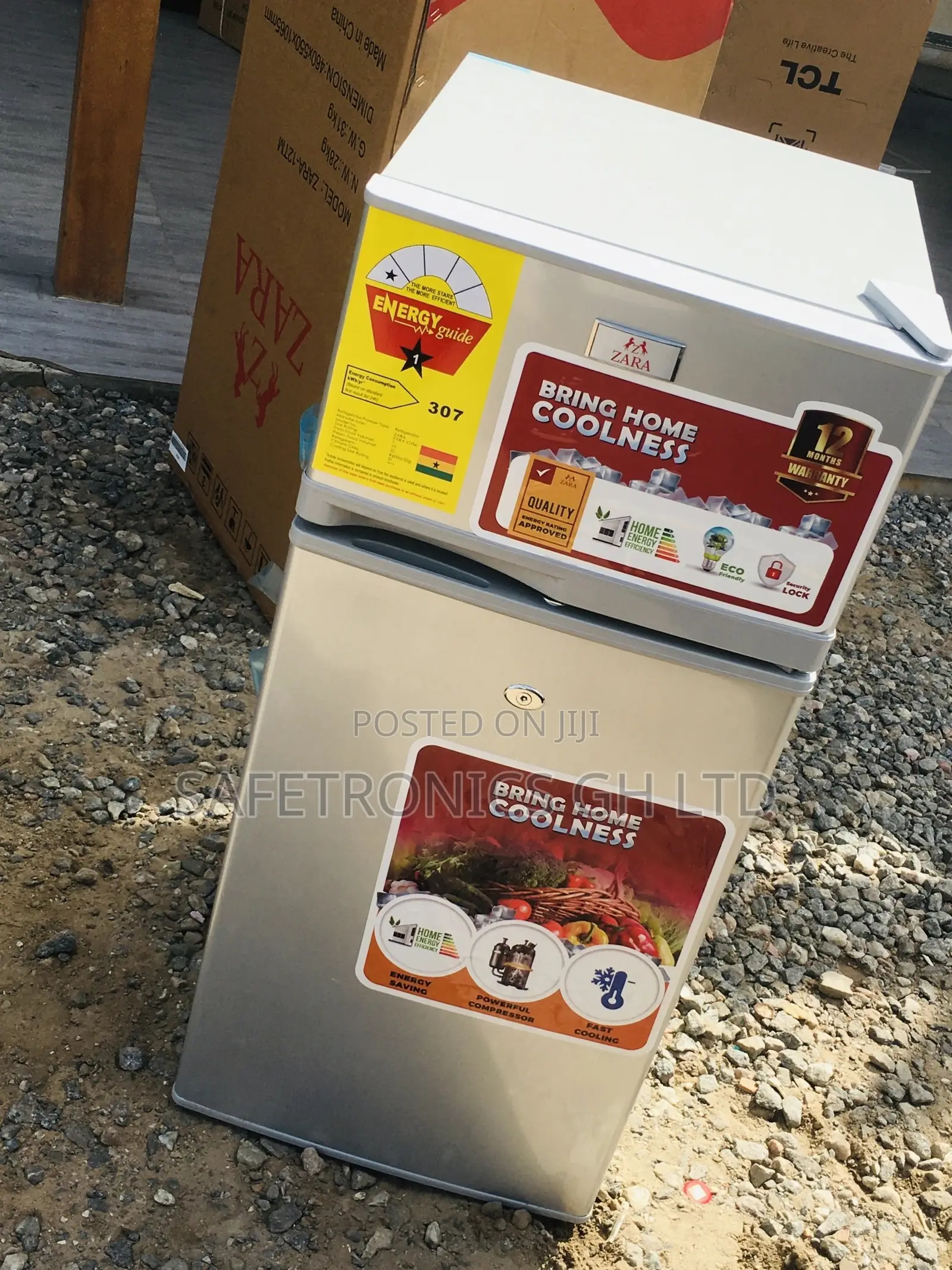 Purchase Gray Doubledoor Zara-12tm Topfreezer Fridge