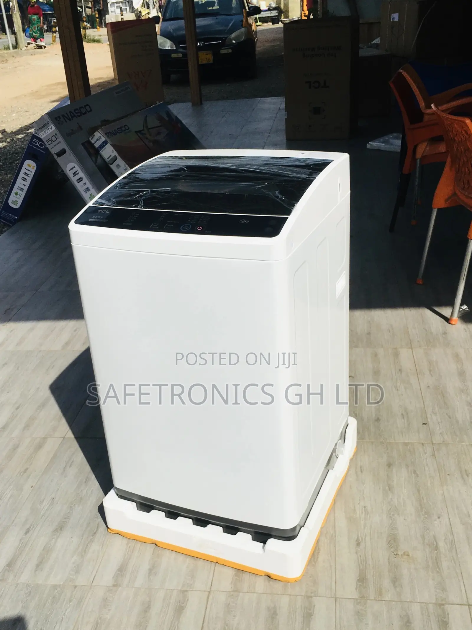 7kg Topload Fullyautomatic Gray TCL Washingmachine