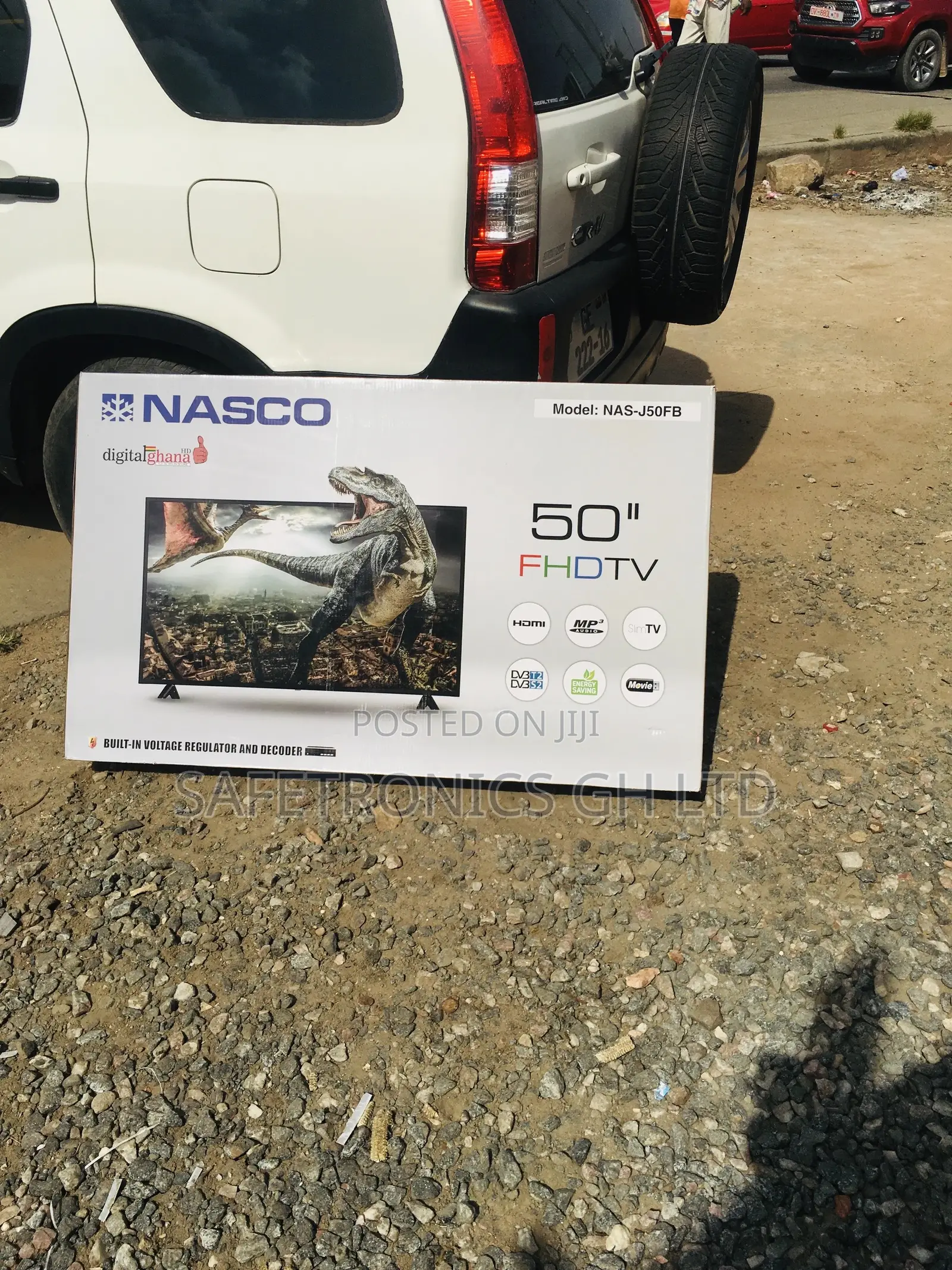 Glossy Black LED Nasco Satellite Digital 50 Inches Tv