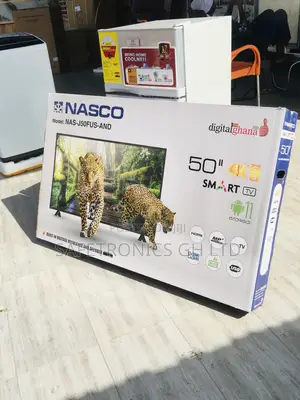 Glossy Smart Nasco LED Digital 50 Inches Black Tv