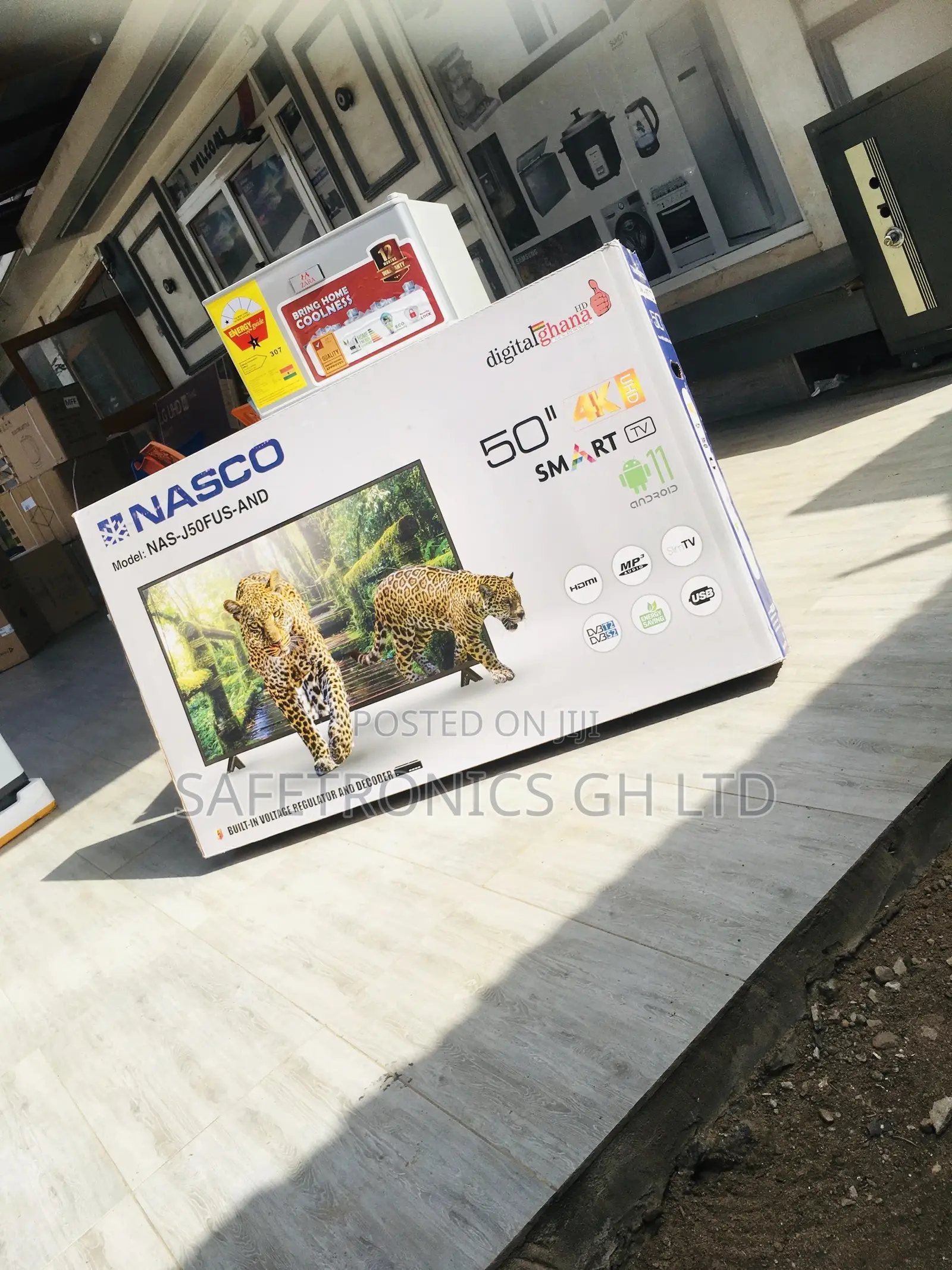 Smart Led Black Nasco Glossy LED 50 Inches Tv 