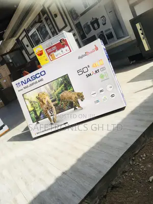 Smart Led Black Nasco Glossy LED 50 Inches Tv 