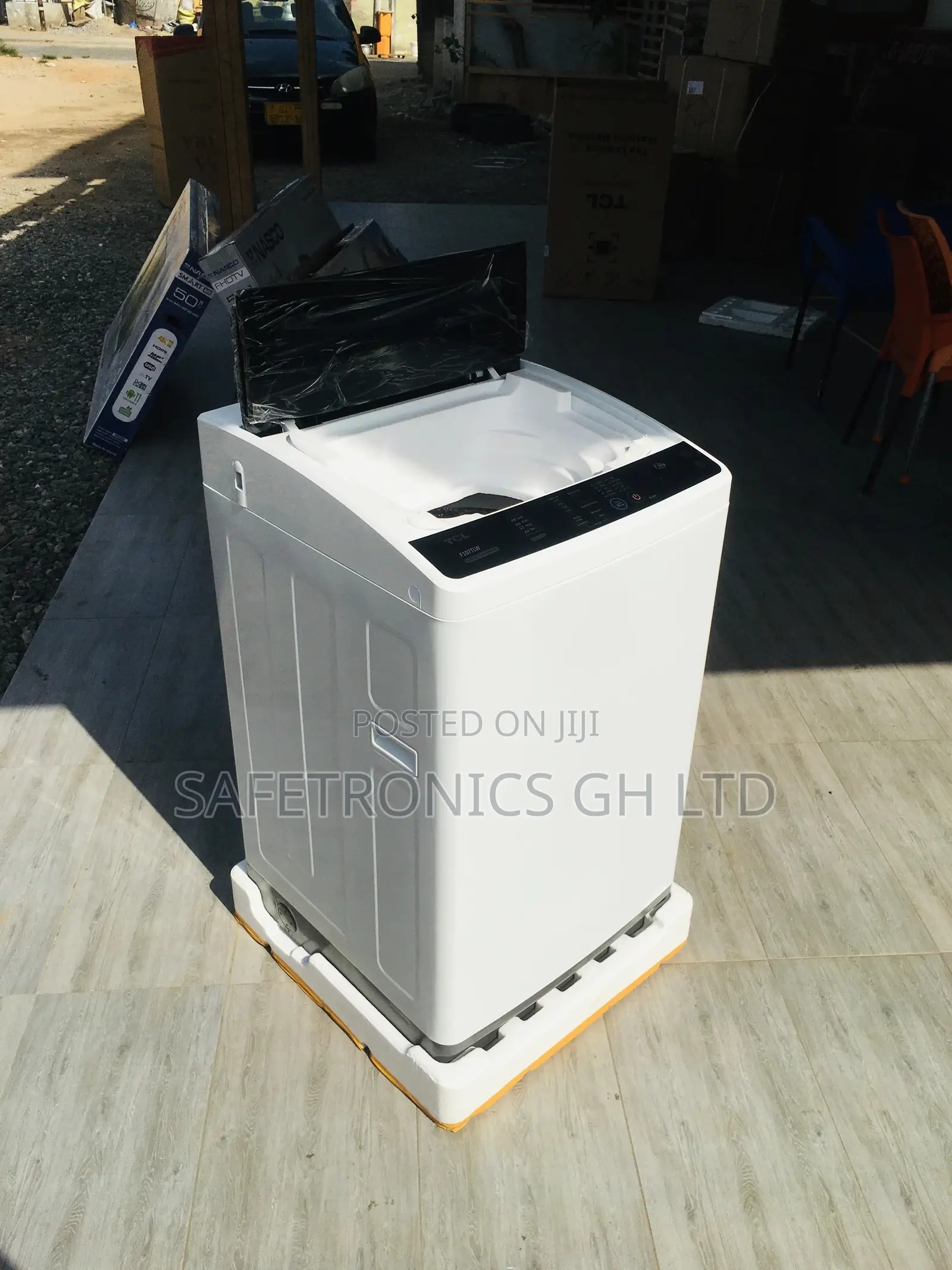 Gray Electric Fullyautomatic TCL 7kg Washingmachine Topload