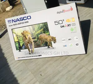 Smart Electric Glossy Black LED Nasco 50 Inches Tv