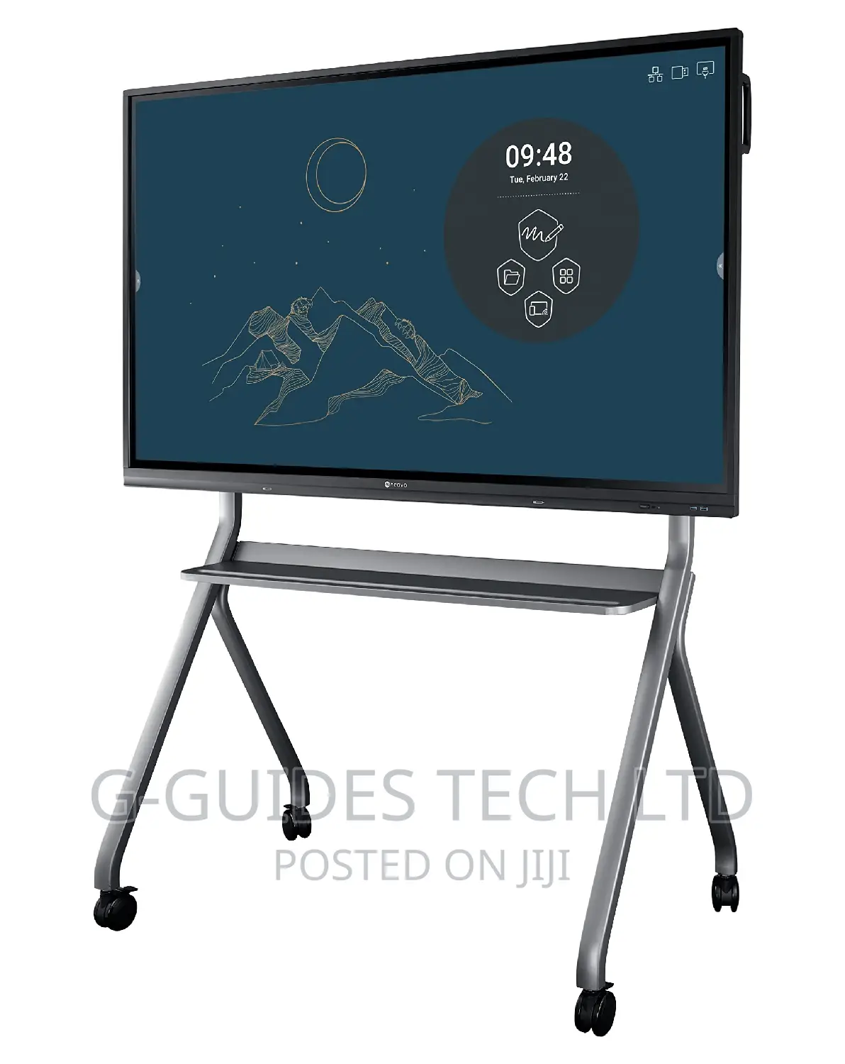 Zkteco Heavy Duty Movable Tv Stand 65"-85"