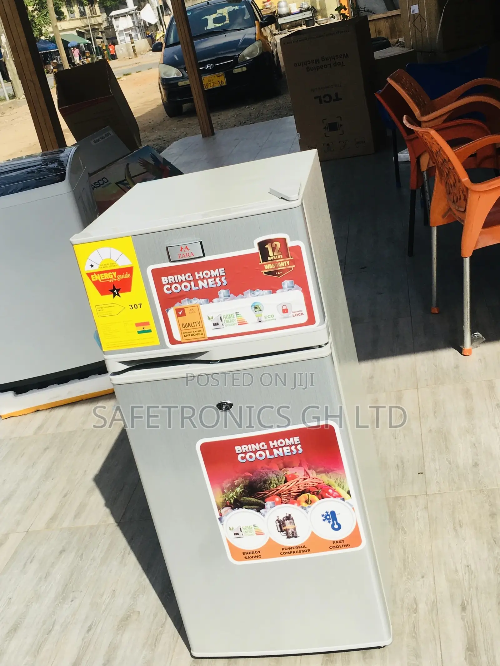 Purchase Zara-12tm Doubledoor Gray Topfreezer Fridge