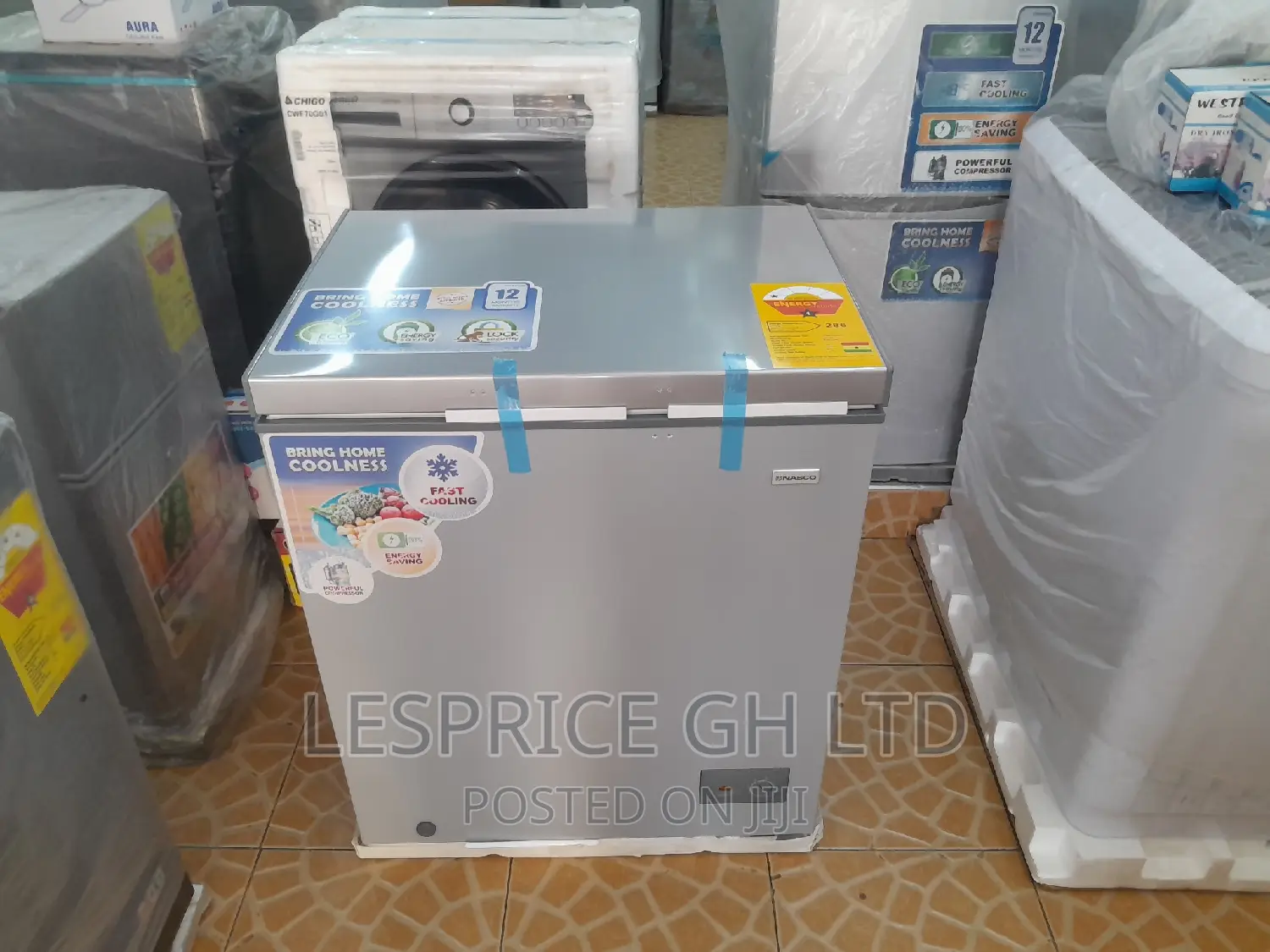New Nasco 145ltr Chest Freezer 4star NAS200