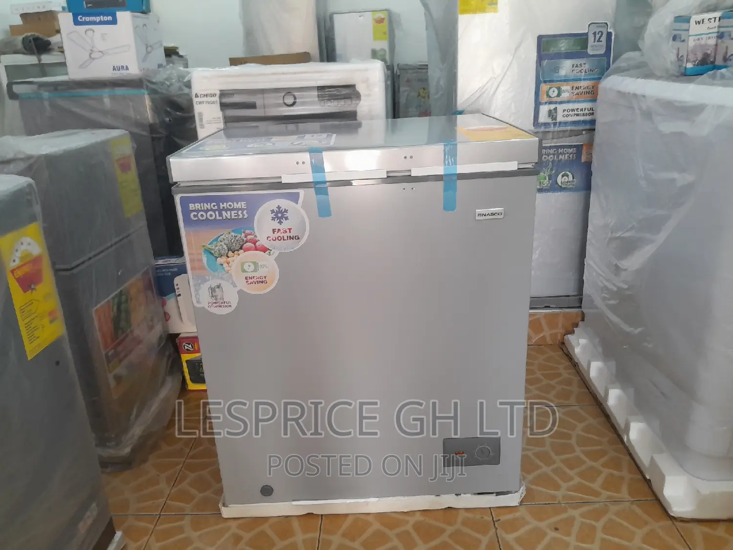 Promo Energy Saving Nasco 145ltr Chest Freezer 4star NAS200