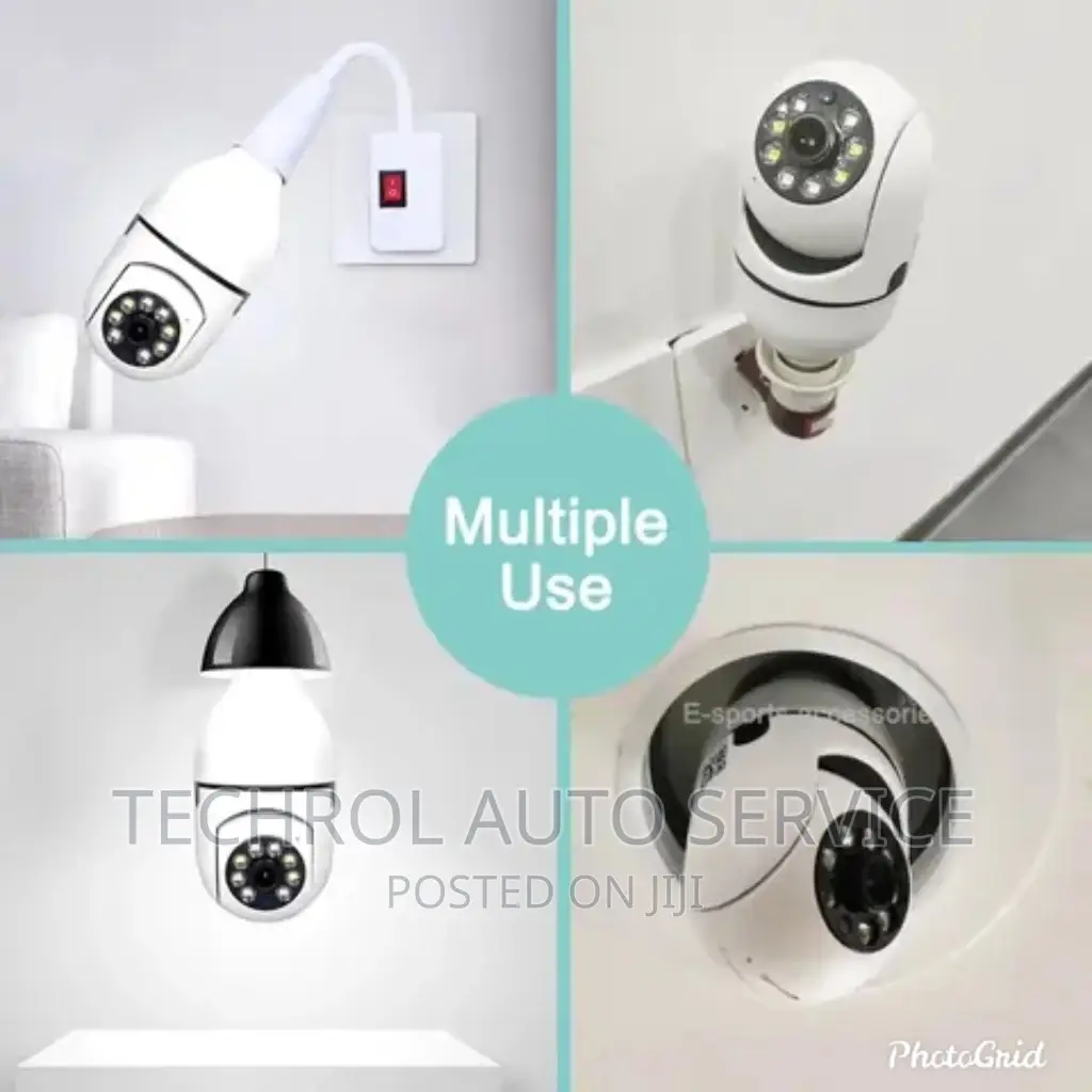 Light Bulb Cam ,Panorama Cam, Wifi Camera 360 Degrees Ip