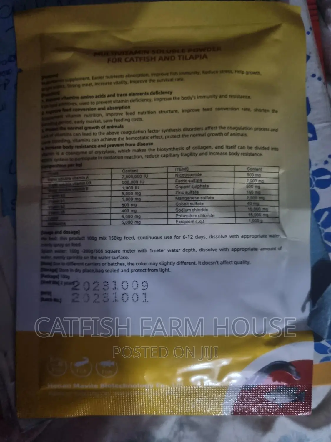 Fish Growth Booster and Multivitamin