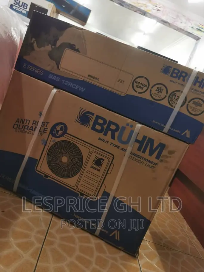 Promo Bruhm 1.5 Hp Ac -R410 Gas2 Star Air Conditioner 12RCEW