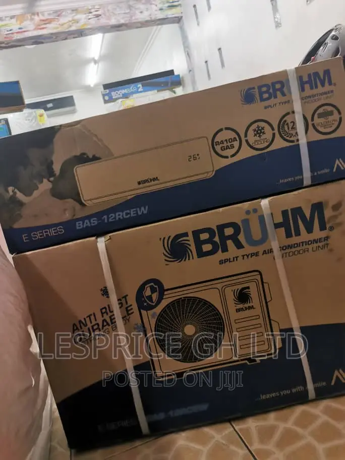 Bruhm 1.5 Hp Powerful Ac -R410 Gas – 2 Star AC 12RCEW