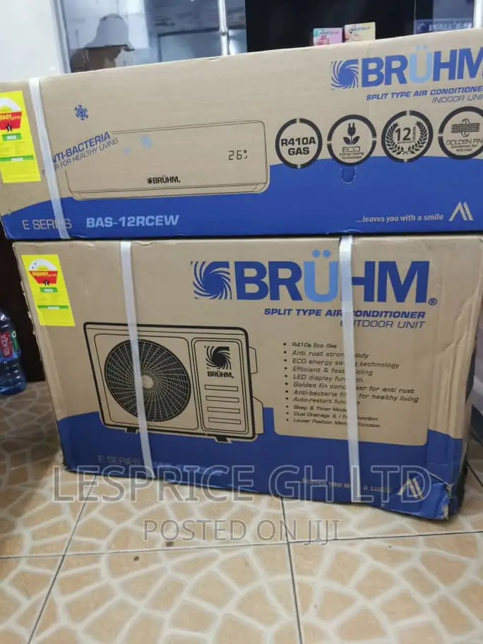 Bruhm 1.5 Hp Great AC-R410 Gas–2 Star AC-12RCEW