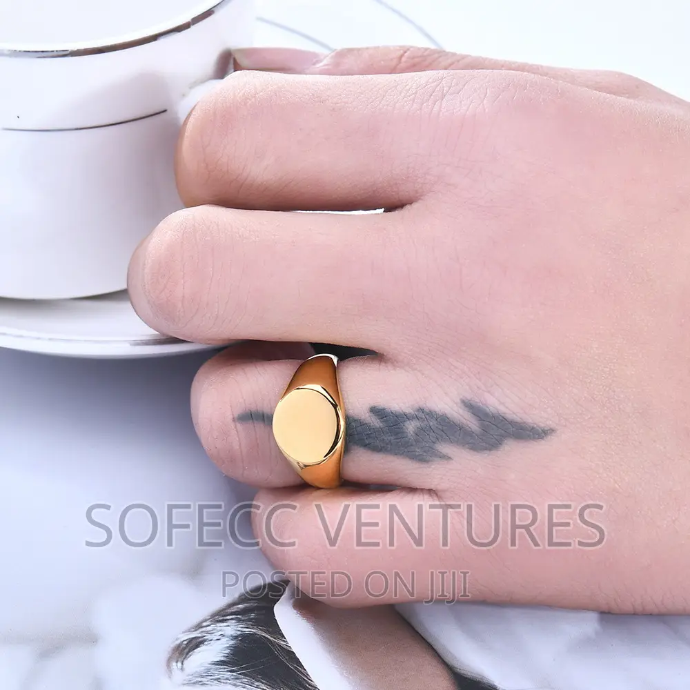 Males Stainless Steel Punk Rings