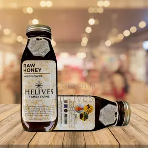 Helives Raw Honey 600ml |100% Organic Pure Natural | Fda Certified