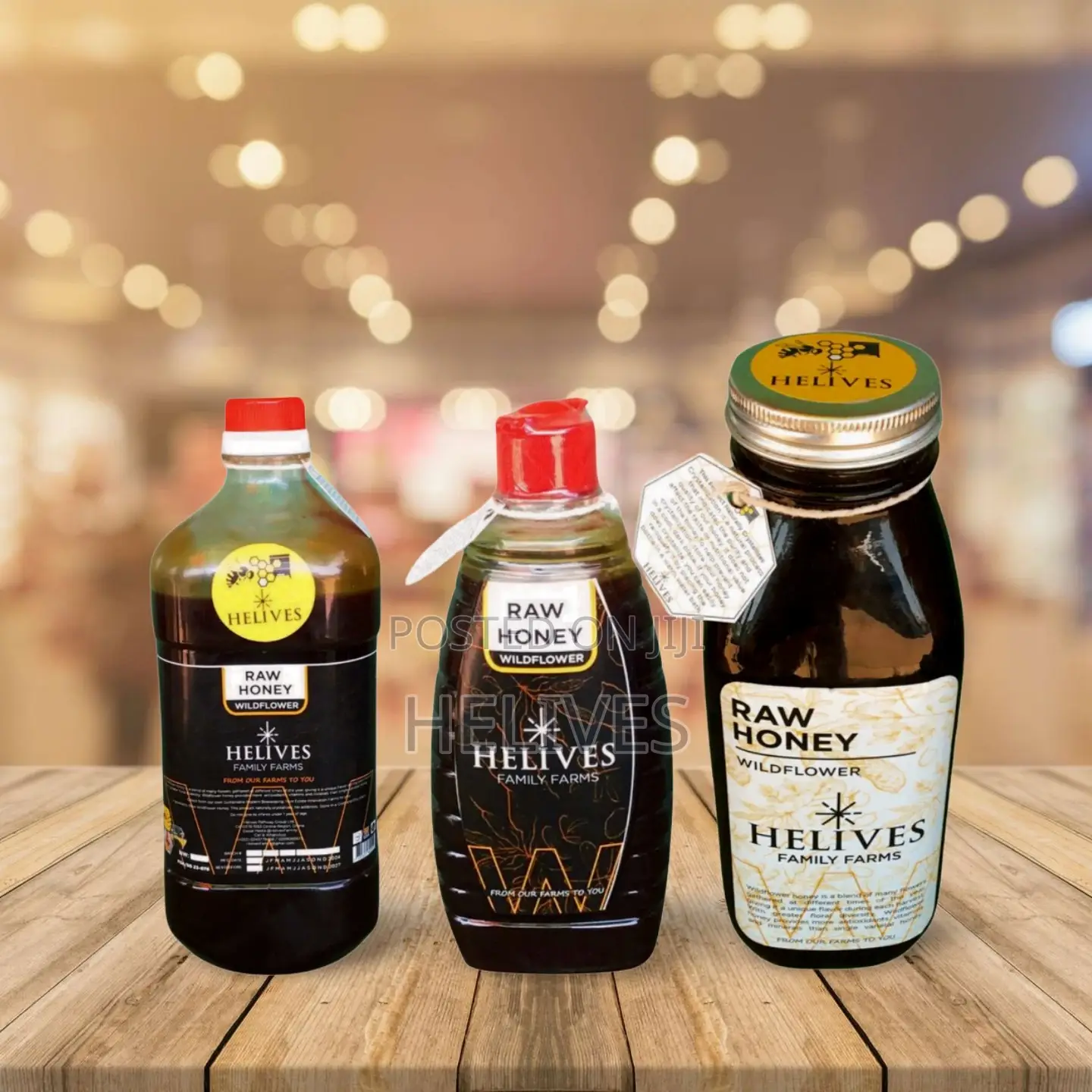 Helives Raw Honey 600ml |100% Organic Pure Natural | Fda Certified