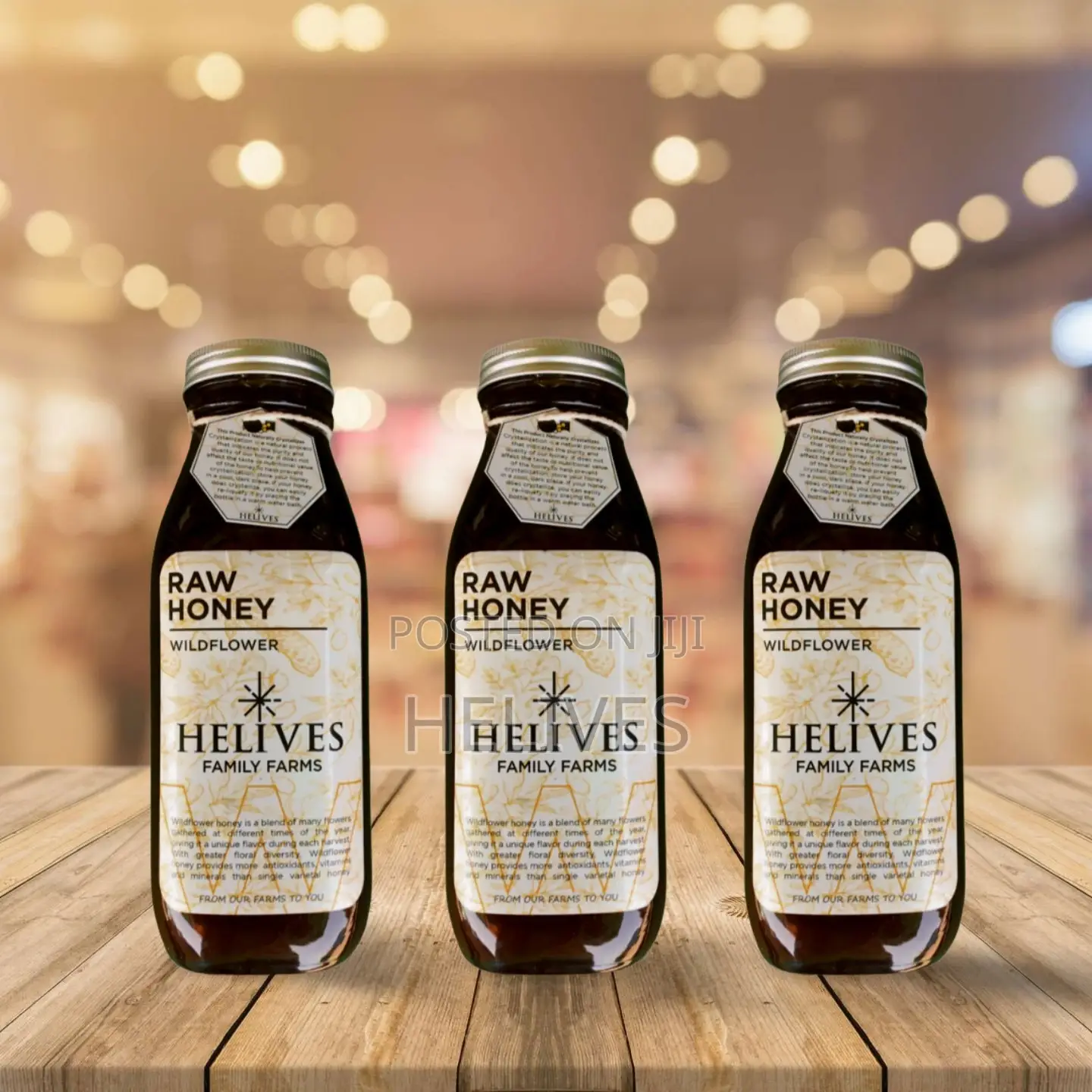 Helives Raw Honey 600ml |100% Organic Pure Natural | Fda Certified