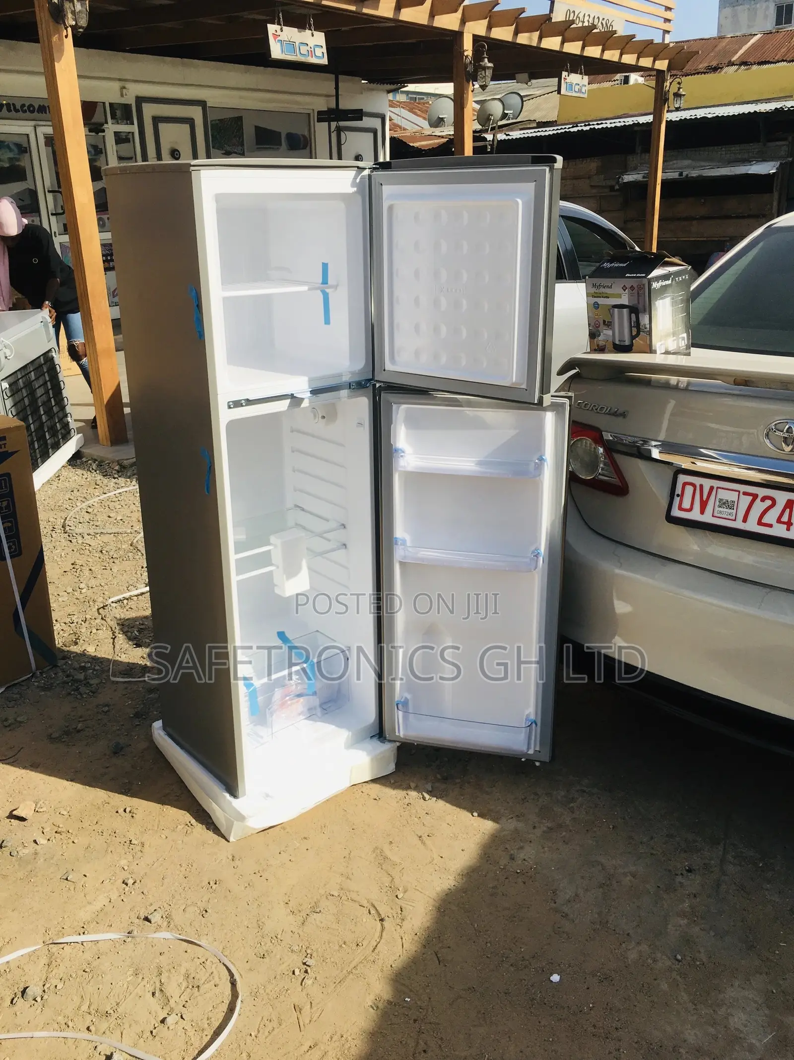 Doubledoor Gray 166 Liters Pearl Topfreezer PF-270IX Fridge