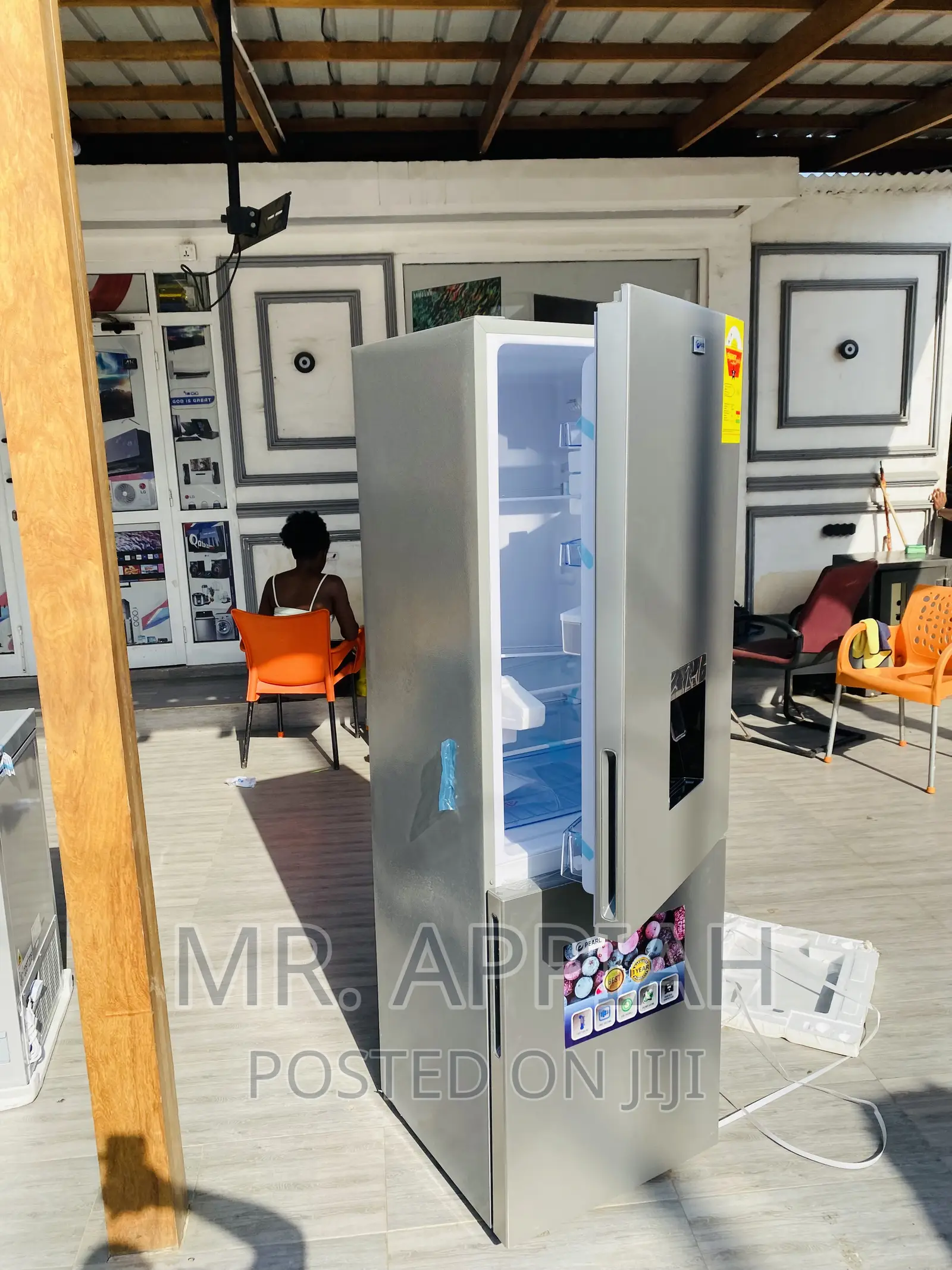 Energy Saving Pearl Pf-330bwd 251L Double Door Refrigerator