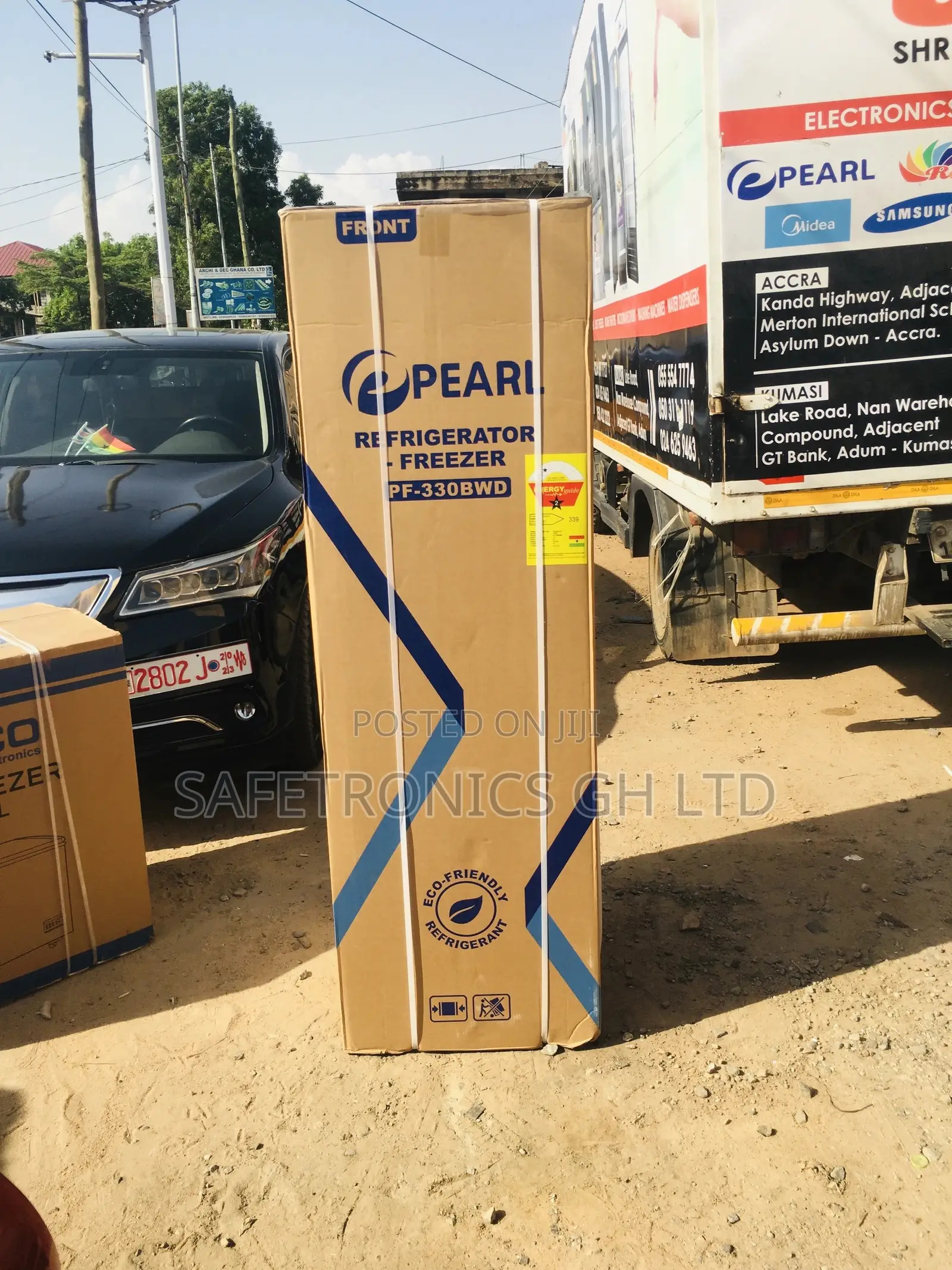 Bottomfreezer 251 Liters Doubledoor Pearl Pf-330bwd Fridge