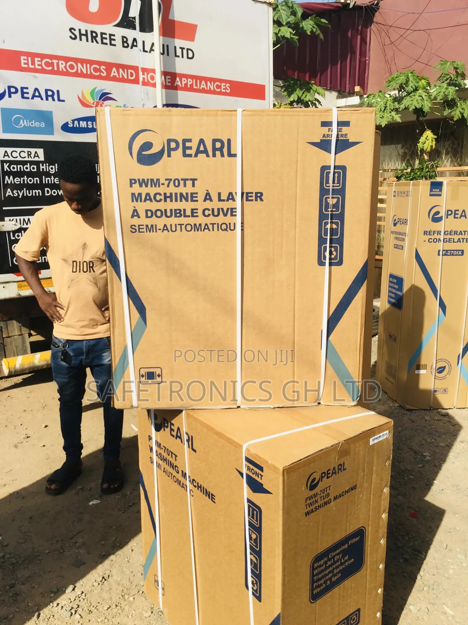 Pearl 7kg Washingmachine Semiautomatic Topload Twintub